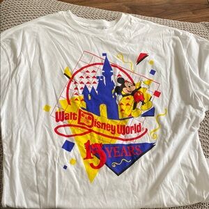 Walt disney world 50th vault collection white graphic t shirt